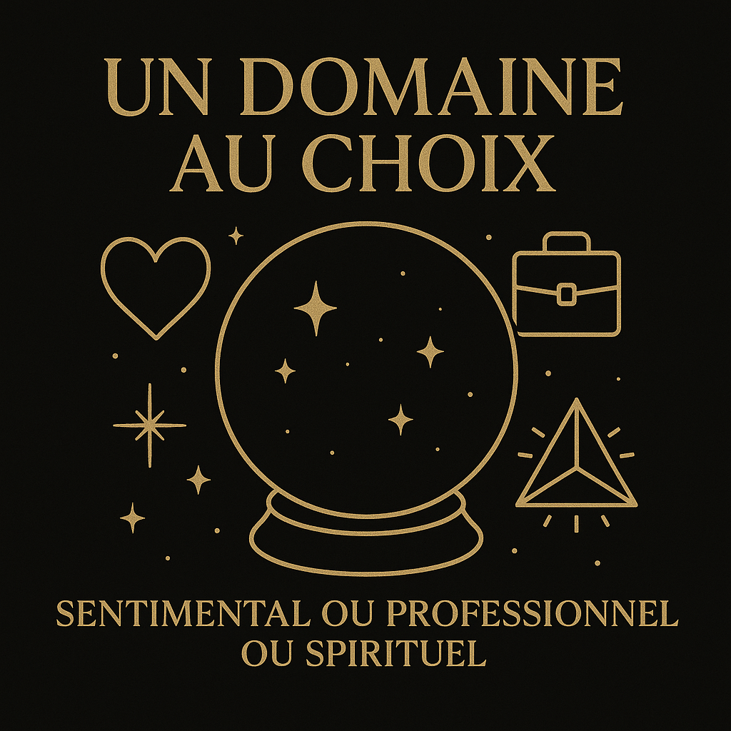 Voyance domaine au choix sentimental ou professionnel ou spirituel vidéo (30-45mn)